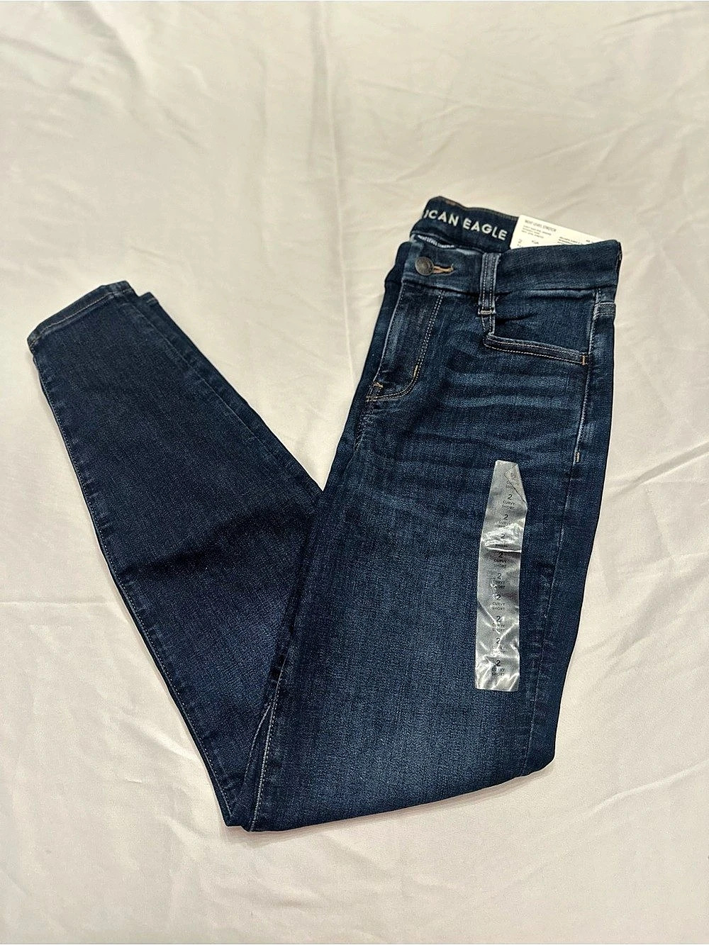 American Eagle Curvy High-Rise Jegging Intensely Dark Next Level Stretch Dark